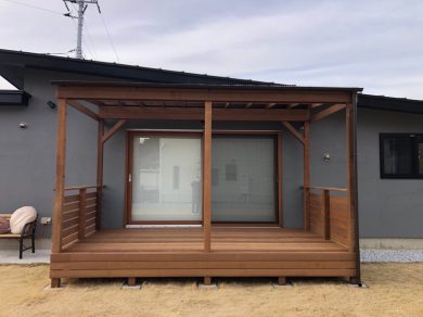 イタウバ製パーゴラ事例